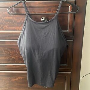 Lululemon Lightweight High-Neck Yoga Tank Top in Black. Size 10